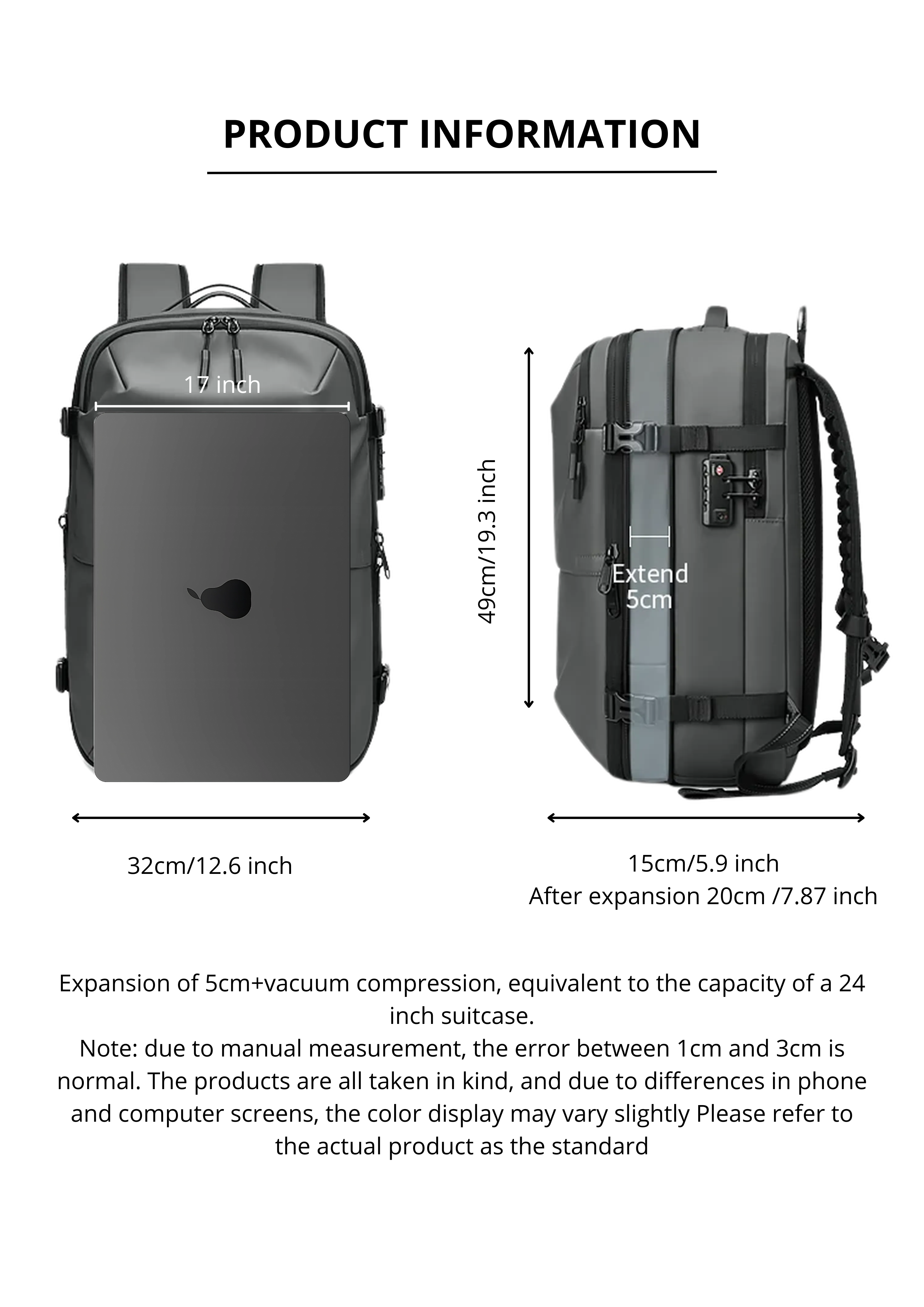 SpaceSaver Backpack
