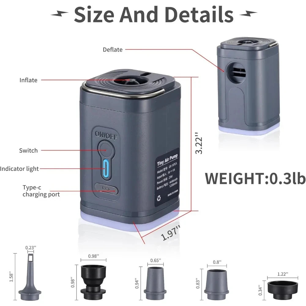 SpaceSaver Travel Pump - stowezz