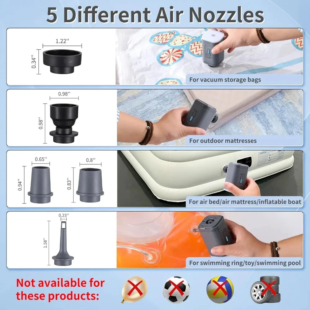 SpaceSaver Travel Pump - stowezz