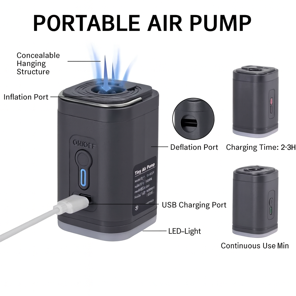 SpaceSaver Travel Pump - stowezz